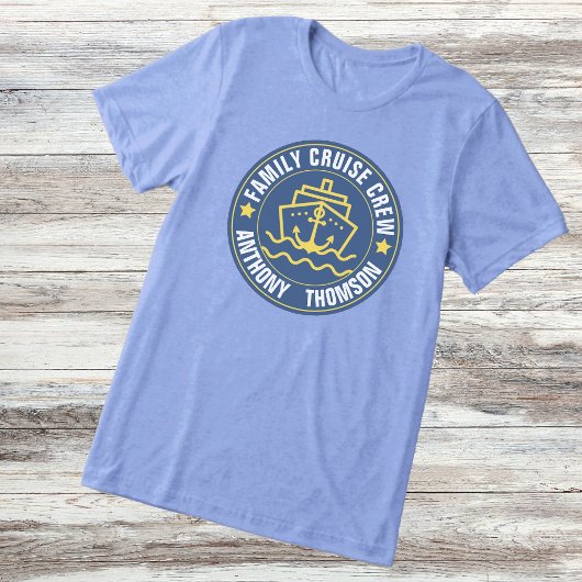 Familien Matching Cruise T-Shirt Erwachsene & Kind Tri-Blend Shirt