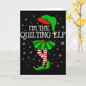 Familien-Matching Frauen Mädchen Ich bin der Quilt Karte (Gelbe Blume)