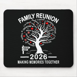 Familien-Matching-Gruppe für die Erinnerung an die Mousepad