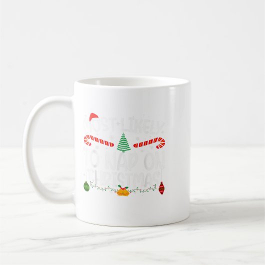 Familien-Matching Weihnachten am ehesten Nickerche Kaffeetasse (Links)