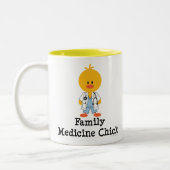 Familien-Medizin-Küken-Tasse Zweifarbige Tasse (Links)