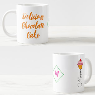 Familien-Mikrowellen-Tasse für Schokoladenkuchen Jumbo-Tasse