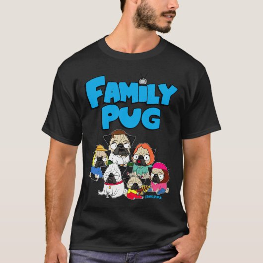FAMILIEN MOPS 612 T-Shirt (Vorderseite)