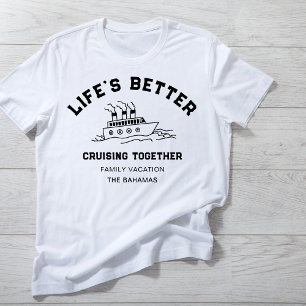 Familien- oder Gruppenkreuzfahrt Personalisierte U Tri-Blend Shirt