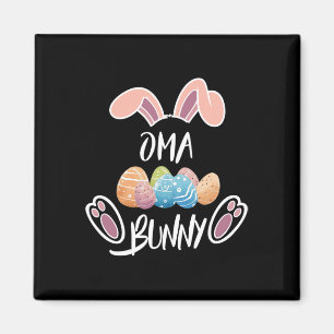 Familien-Oster-Tag, Osterhase Familien-Squad, Oma  Magnet