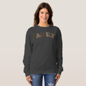 Familien-Patchwork-Sweatshirt Sweatshirt (Vorne ganz)
