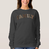 Familien-Patchwork-Sweatshirt Sweatshirt (Vorderseite)