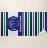 Familien-personalisierte Badetücher für Strandtuch (Vorderseite)