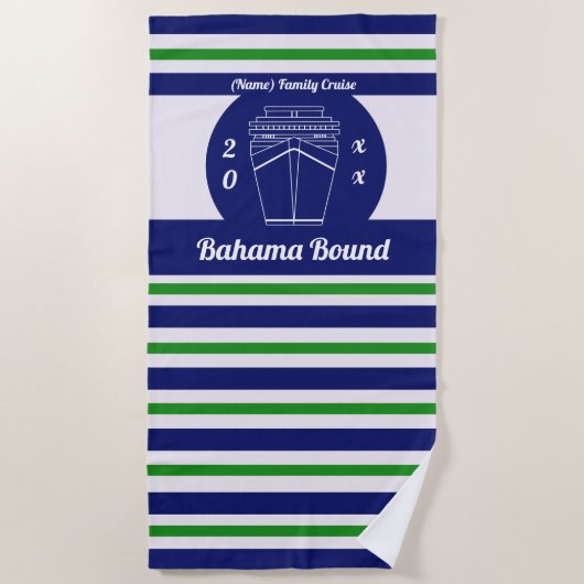 Familien-personalisierte Badetücher für Strandtuch (Vorderseite)