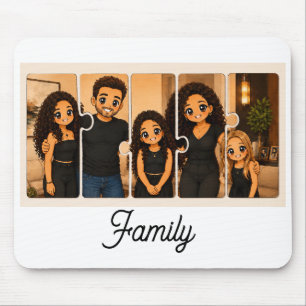 Familien-Puzzle-Mauspad Mousepad