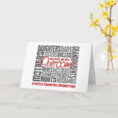 Familien-quadratischer Jugenddiabetes Karte (Gelbe Blume)