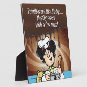 Familien sind wie Fudge Fotoplatte (Seite)