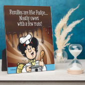 Familien sind wie Fudge Fotoplatte (Seite)