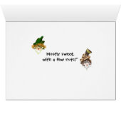 Familien sind wie Fudge Humour Card (Innenansicht Horizontal (Unten))