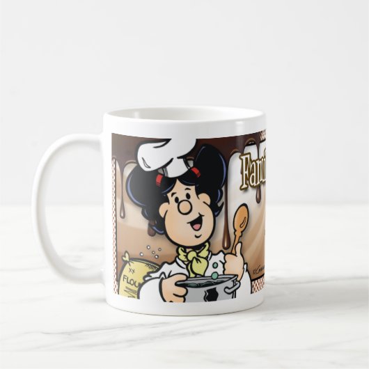 Familien sind wie Fudge Kaffeetasse (Links)