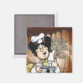 Familien sind wie Fudge Magnet (Vorderseite/Rückseite)