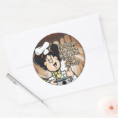 Familien sind wie Fudge Runder Aufkleber (Umschlag)