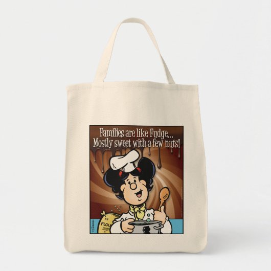 Familien sind wie Fudge Tragetasche (Vorne)