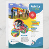 Familien-Spaß-Tag-Flugblattvorlage (Vorderseite)