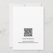 Familien-Stammbaum Familienzusammenkunft QR-Code Einladung (Rückseite)