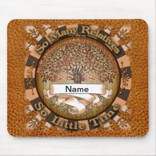 Familien-Stammbaum Nachname Mousepad