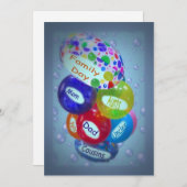 Familien-Tageseinladung Einladung (Vorne/Hinten)