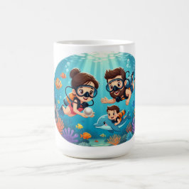 Familien-Tauchabenteuer Kaffeetasse