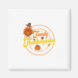 Familien Thanksgiving 2025 Zeit Zusammen Verbracht Magnet