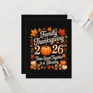 Familien Thanksgiving 2026 Thanksgiving Crew Einladung