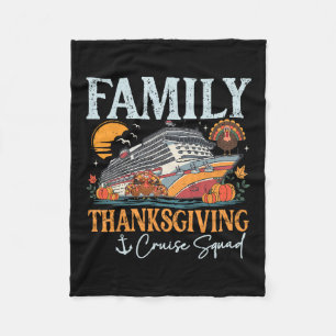 Familien Thanksgiving Kreuzfahrt Gruppe Truthahn p Fleecedecke