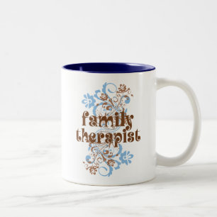 Familien-Therapeut-niedliches Geschenk Zweifarbige Tasse