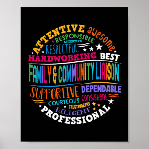 Familien- und Gemeindeverbindung Back To School Sq Poster