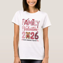 Familien Valentinstag 2026 Liebestag T-Shirt