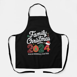 Familien-Weihnachten 2024 passendes Outfit Xmas Sq Schürze