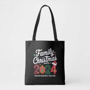 Familien-Weihnachten 2024 passendes Outfit Xmas Sq Tasche