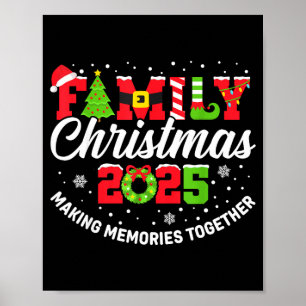 Familien-Weihnachten 2025 passende Outfits Xmas-Sq Poster