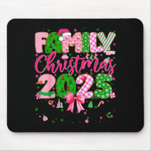 Familien-Weihnachten 2025 passende Tee Xmas Pyjama Mousepad
