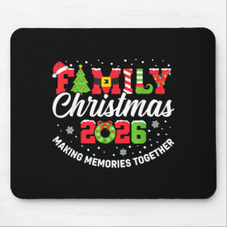 Familien-Weihnachten 2026 passendes Outfit Xmas Sq Mousepad