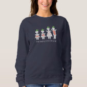 Familien-Weihnachten Sweatshirt (Vorderseite)