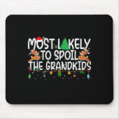 Familien-Weihnachten Xmas Most Likely To Sil The G Mousepad (Vorne)