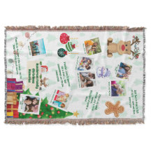 Familien-Weihnachts-Erinnerungen Foto-Collage