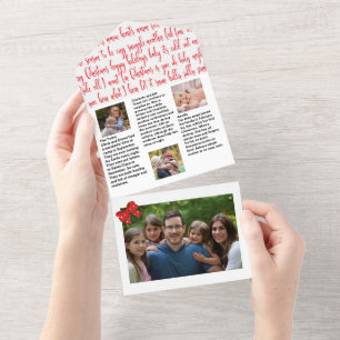 Familien-Weihnachts-Newsletter All In One Einladung