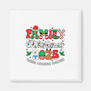 Familien-Weihnachts-Outfit 2025 passend Xmas Squad Magnet
