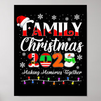 Familien-Weihnachts-Outfit 2025 passende Kleidung Poster