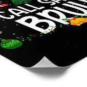 Familien-Weihnachts-Quiz: Wer ruft Opa Weihnachtsm Poster (Ecke)