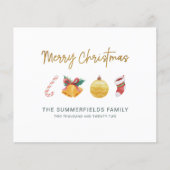 Familien-Weihnachts-Spaß-Feiertags-Karte (Vorderseite)