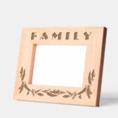Familien-Weihnachts-Stechpalmen-Design Bilderrahme Geätzte Rahmen (Links)