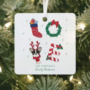 Familien-Weihnachtsferien Boho Ornament Aus Metall