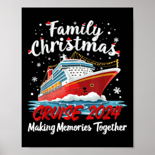 Familien-Weihnachtskreuzfahrt 2024 Frohe Kreuzfahr Poster