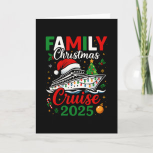 Familien-Weihnachtskreuzfahrt 2025 passende Gruppe Karte
